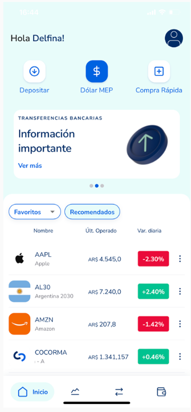 Inicio original — Mobile · Cocos Capital